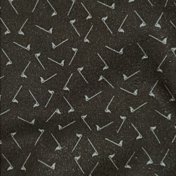 Callaway Men's Opti-Dri Polo Shirt - Navy with tiny Golf Flag Print sz M - Picture 5 of 9